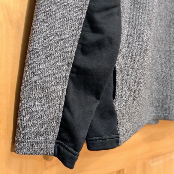 SPYDER 1/4 Zip Mendoza Pullover Heather Grey Black Fleece Sweater Mens LG Winter - Picture 9 of 16